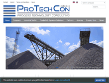 Tablet Screenshot of pro-tech-con.com